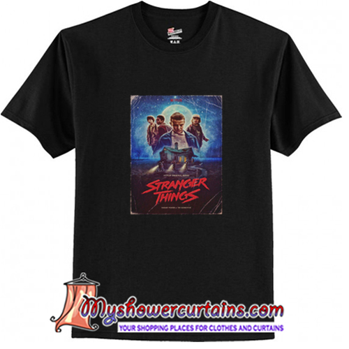 Stranger Things Poster T-Shirt – myshowercurtains