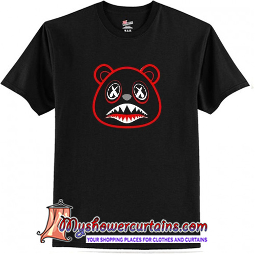 black and red baws shirt