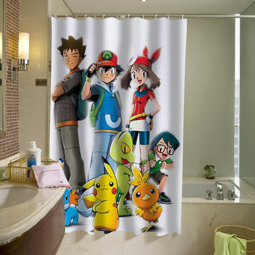 Pokemon Shower Curtain (AT) myshowercurtains