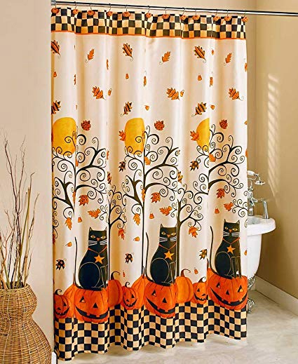 halloween shower curtains canada