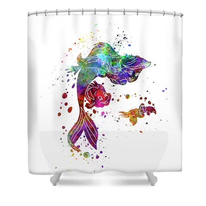 Underwater World Mermaid Shower Curtain (AT) – myshowercurtains